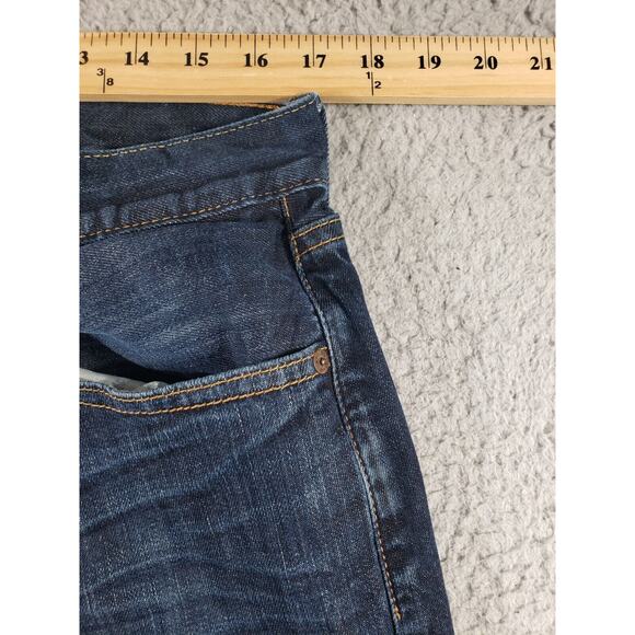 Lucky Brand Jeans Men's 34x30 Blue Denim 221 Original Straight Cotton Stretch - Picture 6 of 16